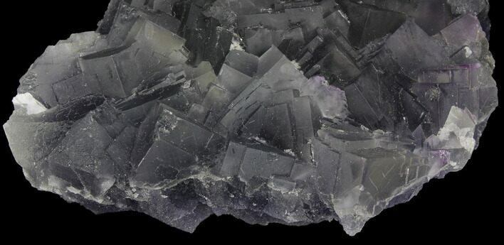 Purple-Blue, Cubic Fluorite Crystal Cluster - Pakistan #112096